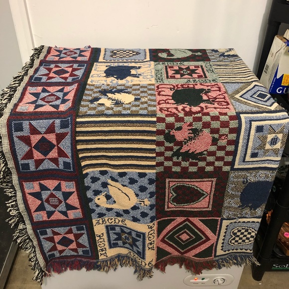 Country theme throw blanket - Picture 2 of 5